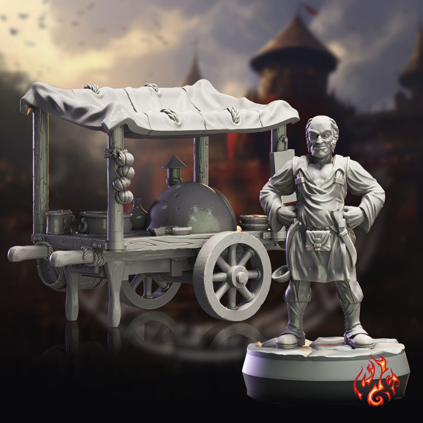 Thomas The Cook and Food cart