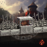 Jousting Arena and Spectators