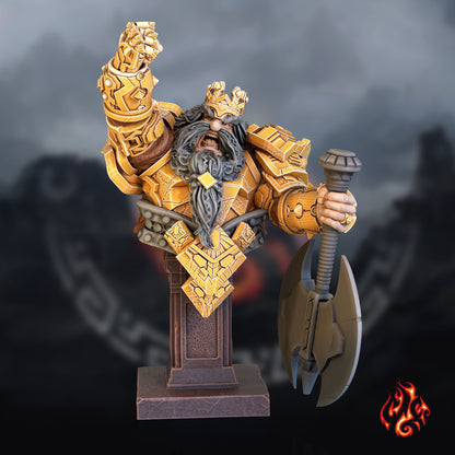 Dwarf King Bust