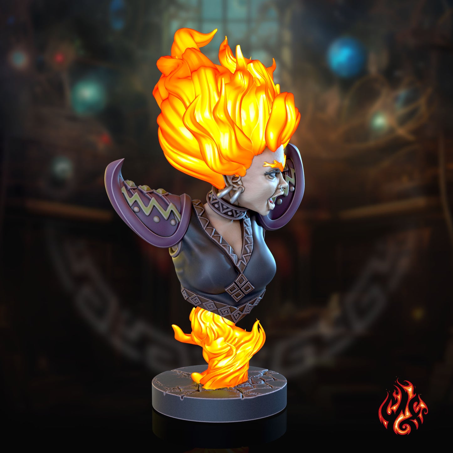 Buste de la Sorcière du Feu