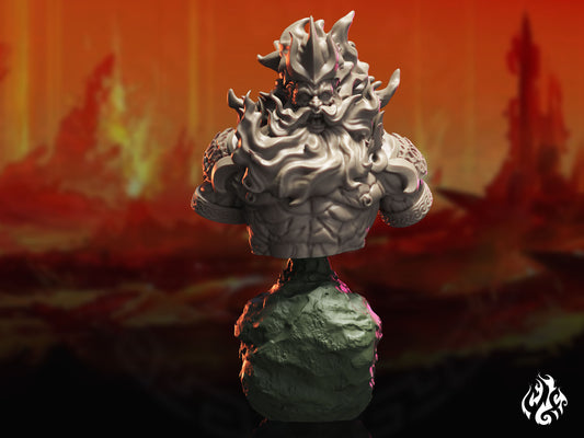 Bremohr, Fire Giant King  Bust