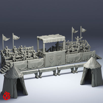Jousting Arena and Spectators