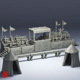 Jousting Arena and Spectators