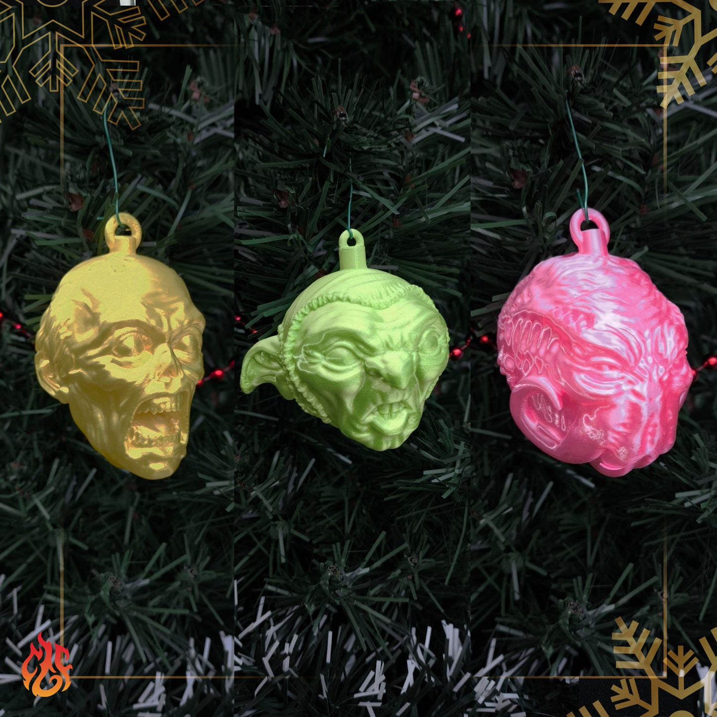 Xmas Monster Ornaments Limited Edition bundle