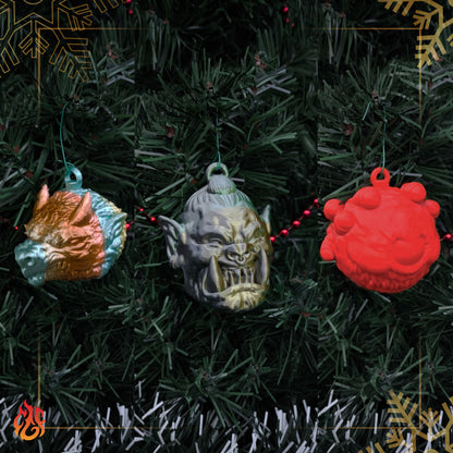 Xmas Monster Ornaments Limited Edition bundle