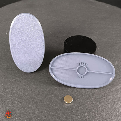 10 bases en blanco de 28,5 mm