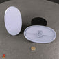 10 bases en blanco de 28,5 mm