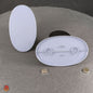 10 bases en blanco de 28,5 mm
