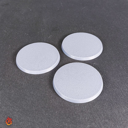 10 bases en blanco de 28,5 mm